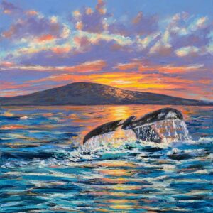 Whale Tail- Lanai Sunset