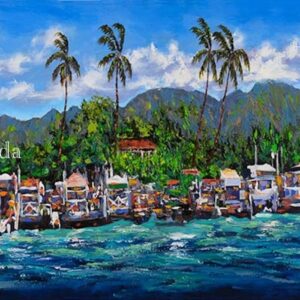 Lahaina Harbor- before the fires