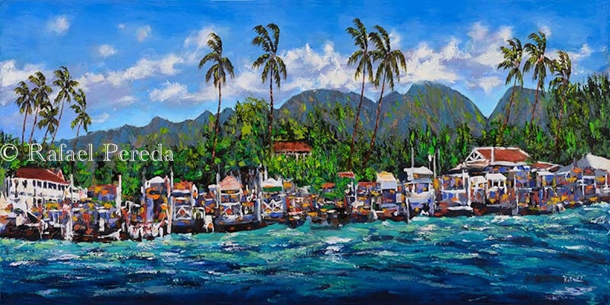 Lahaina Harbor- before the fires