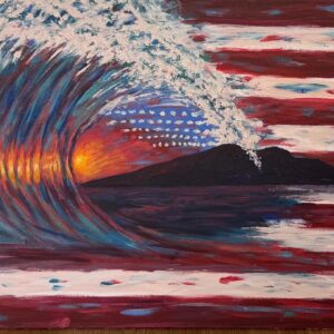 West Maui- 4th of July /  Original painting 24x36